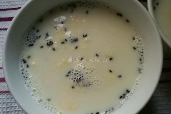 牛奶鸡蛋醪糟的做法图解8
