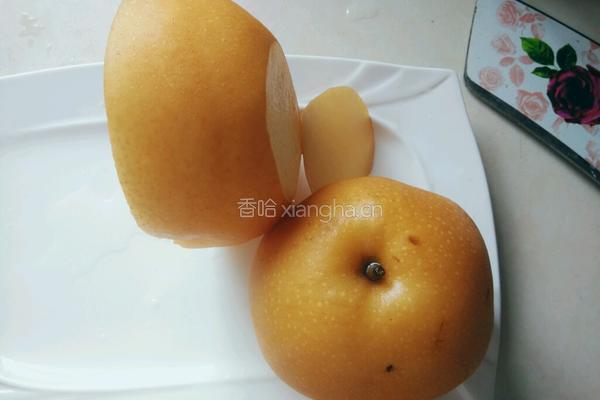川贝蜜汁梨的做法图解4
