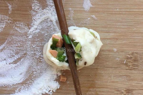 葱花火腿花卷的做法图解10