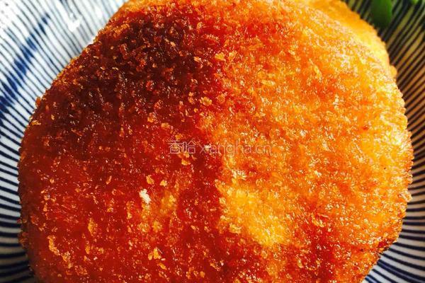 南瓜红豆芝士饼的做法图解12