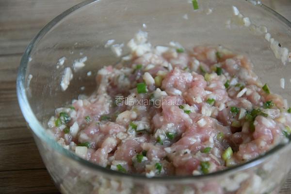 蘑菇酿肉的做法图解6