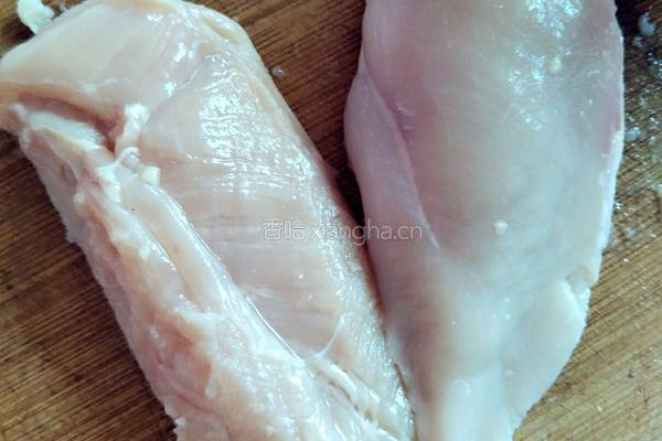 鸡肉丸子的做法图解1