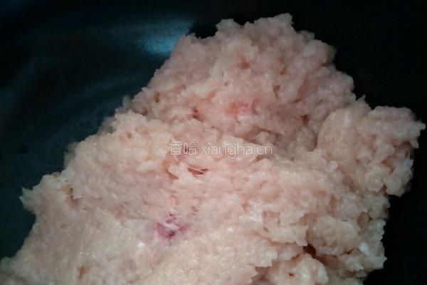 鸡肉丸子的做法图解2