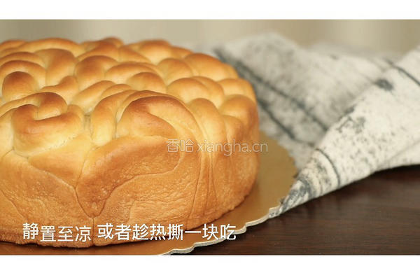 奶香花包的做法图解19