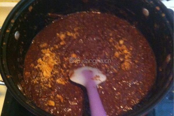 芝麻豆沙的做法图解4