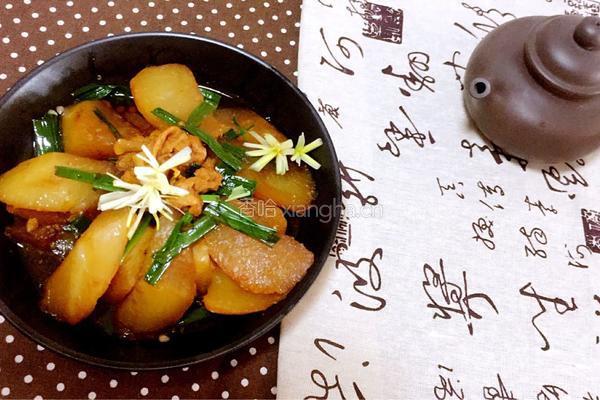 油闷白萝卜的做法图解1