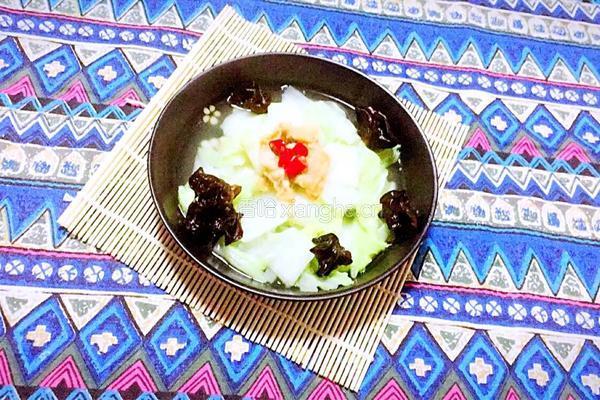 油渣炒大白菜的做法图解1