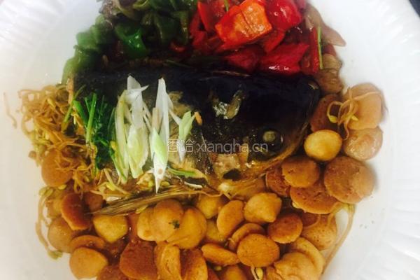 鱼头炖豆饼的做法图解21