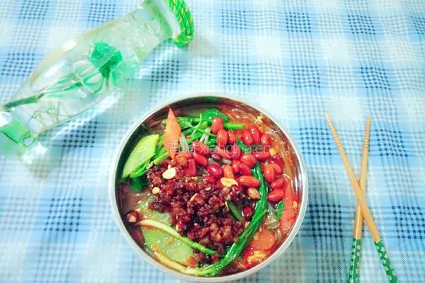 川味炸酱酸辣粉的做法图解11