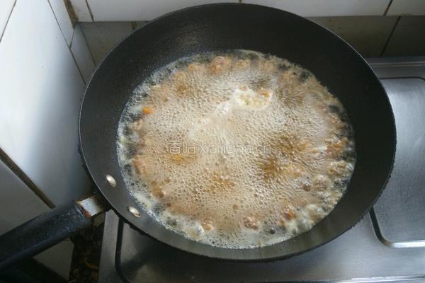 油菜丝汆丸子的做法图解3