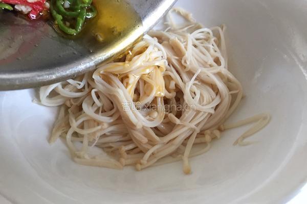 凉拌金针菇的做法图解8