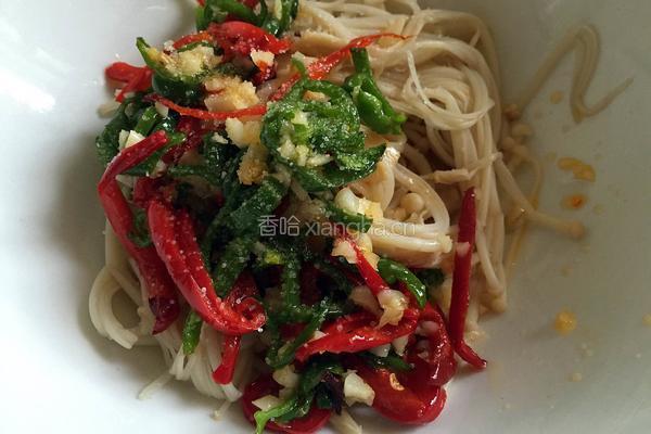 凉拌金针菇的做法图解9