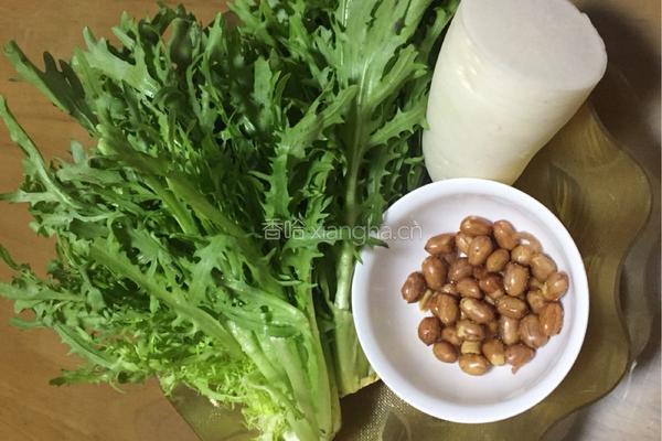 凉拌苦菊的做法图解2