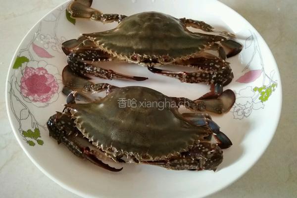 蟹炒年糕的做法图解1