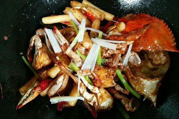蟹炒年糕的做法图解19