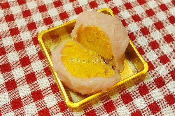椰香奶黄馅冰皮月饼的做法图解26