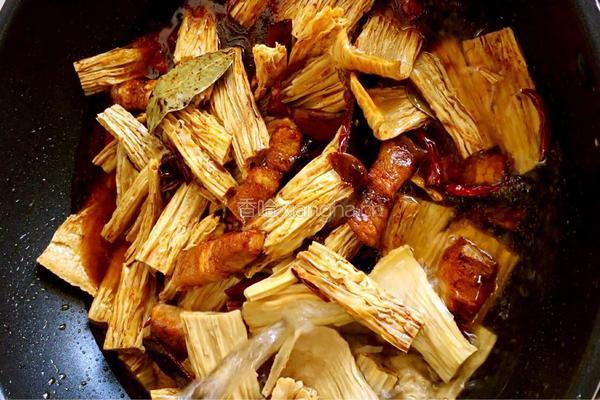 腐竹烧肉的做法图解11
