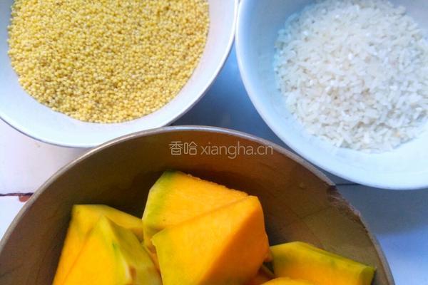 南瓜小米粥的做法图解2