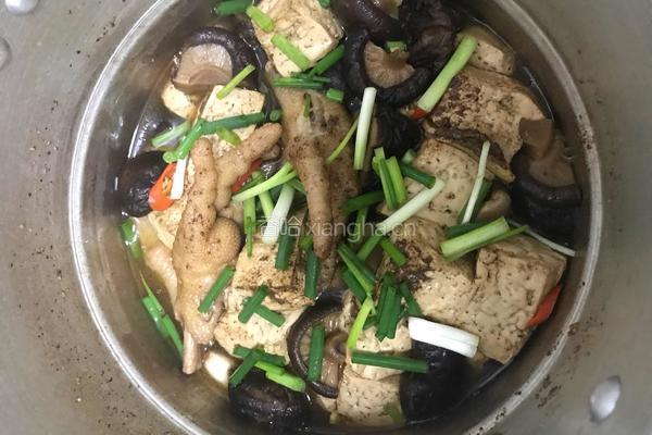 老豆腐顿鸡爪的做法图解16