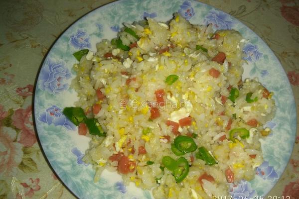 青椒蛋炒饭的做法图解10
