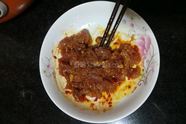蒜台肉丝的做法图解5