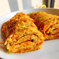 胡萝卜鸡蛋饼的做法[图]