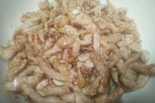 家常菜豆干炒肉的做法图解3