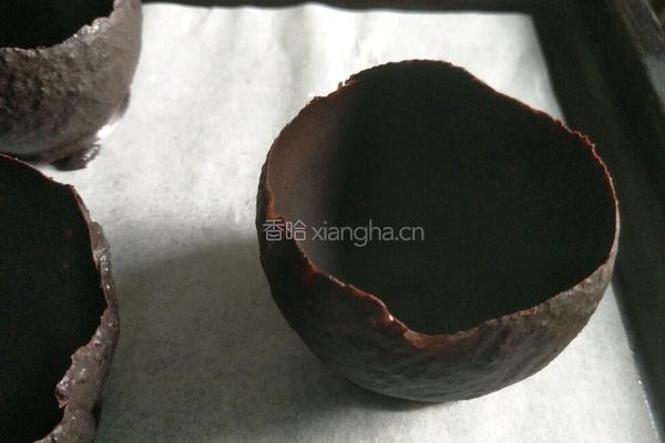 坚果奶酪巧克力碗的做法图解14