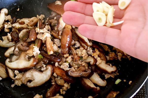 肉末香菇的做法图解8