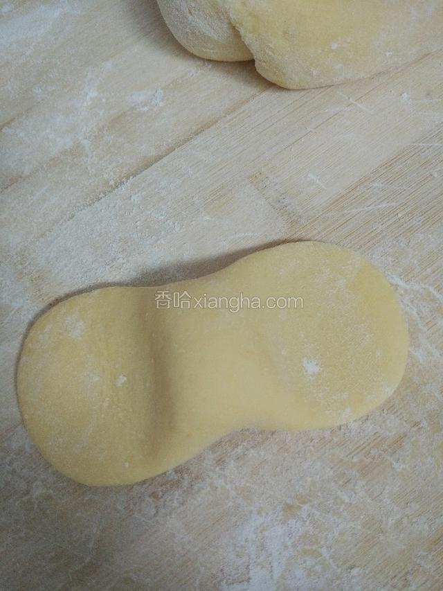 两头压平后往里收