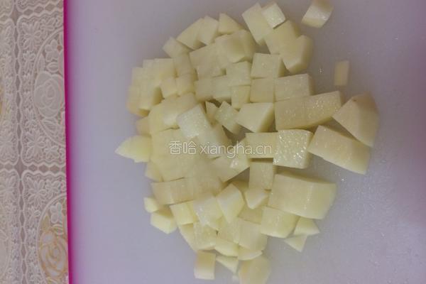 土豆胡萝卜瘦肉泥的做法图解4