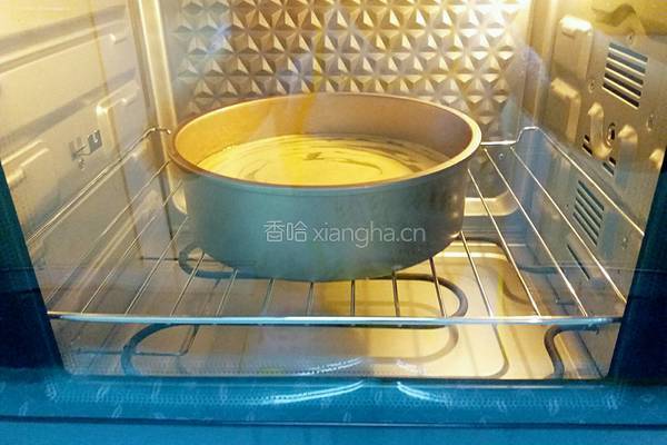椰香抹茶花纹蛋糕的做法图解20