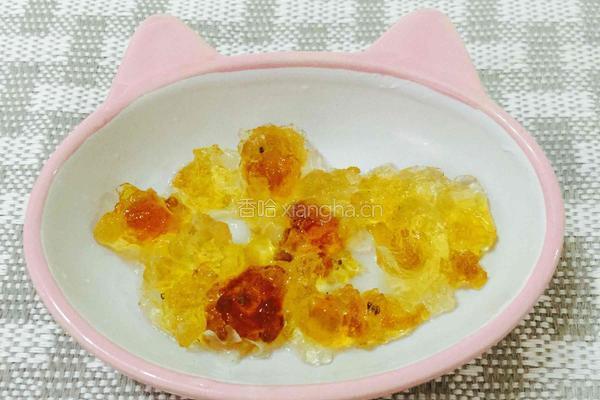 金耳银耳雪莲子桃胶羹的做法图解4