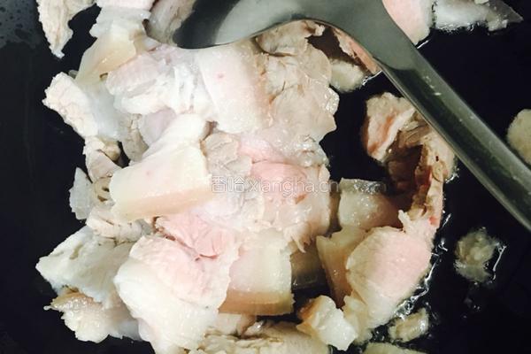 香菇酱炒五花肉的做法图解14