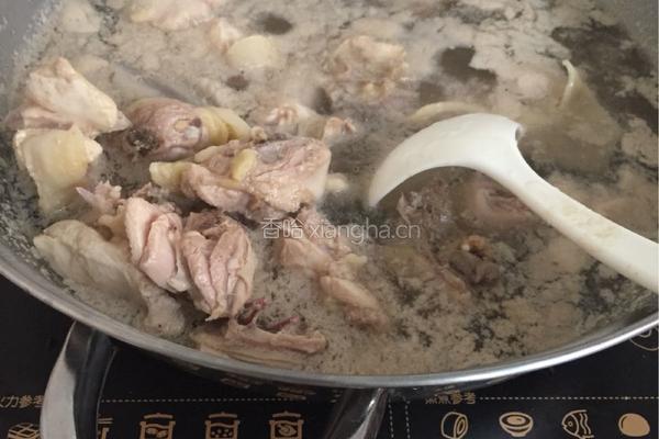 椰子土鸡肉的做法图解1