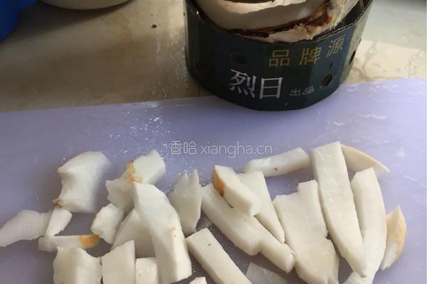 椰子土鸡肉的做法图解3