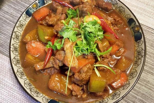 萝卜烧羊肉的做法图解5