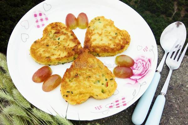 鸡蛋土豆饼的做法图解14