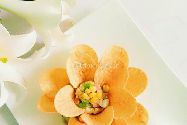 如花朵般盛开的土豆沙拉的做法图解10