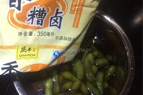 野山椒卤毛豆的做法图解9