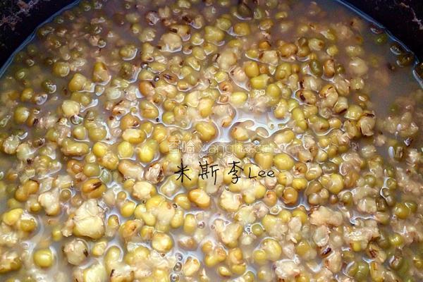 自制绿豆沙馅的做法图解3