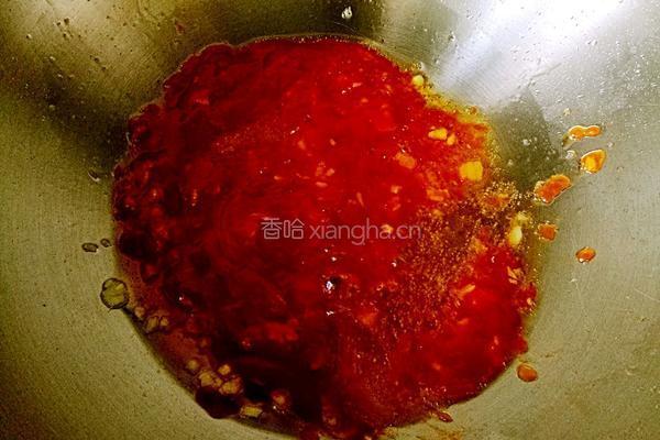 茄汁大虾的做法图解5