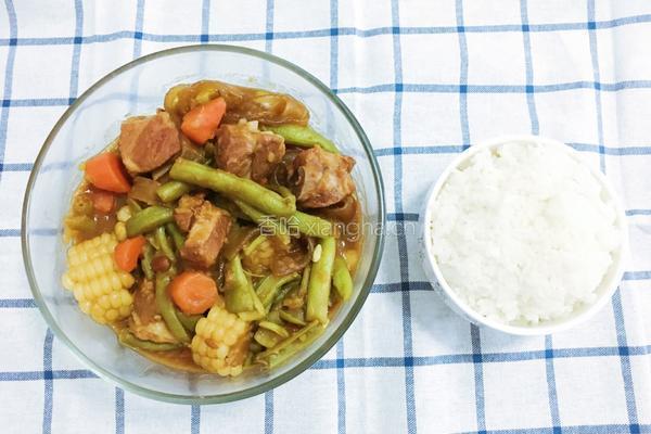 排骨炖豆角的做法图解9