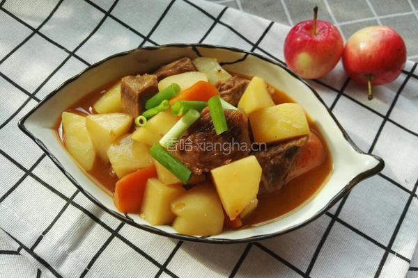 土豆茄汁烩牛肉的做法图解12