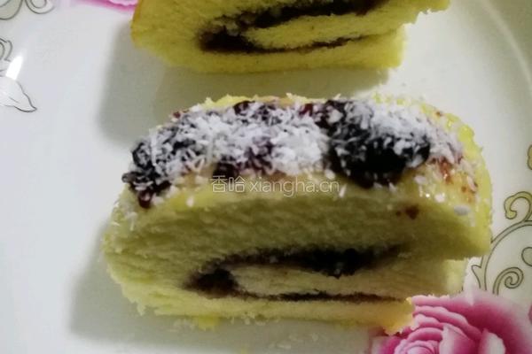 蓝莓蛋糕卷的做法图解10