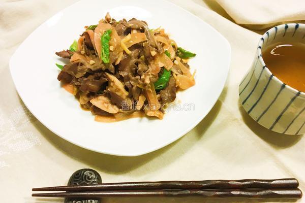泡菜萝卜炒猪心的做法图解9