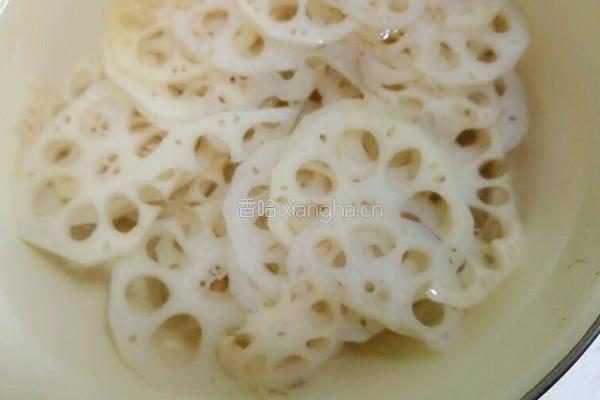 莲藕素饺子陷的做法图解6