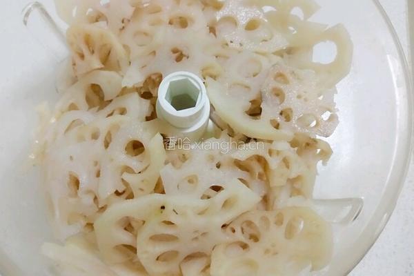 莲藕素饺子陷的做法图解7
