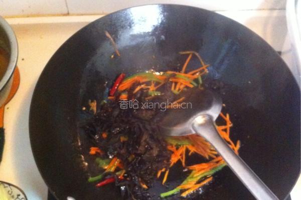 三丝炒豆腐的做法图解3