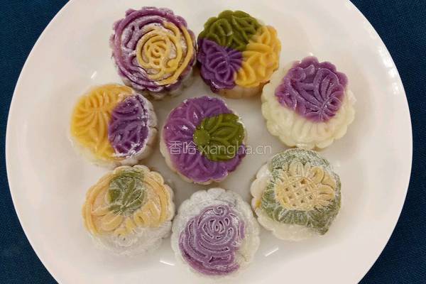 冰皮月饼(不用烤箱的月饼）的做法图解13